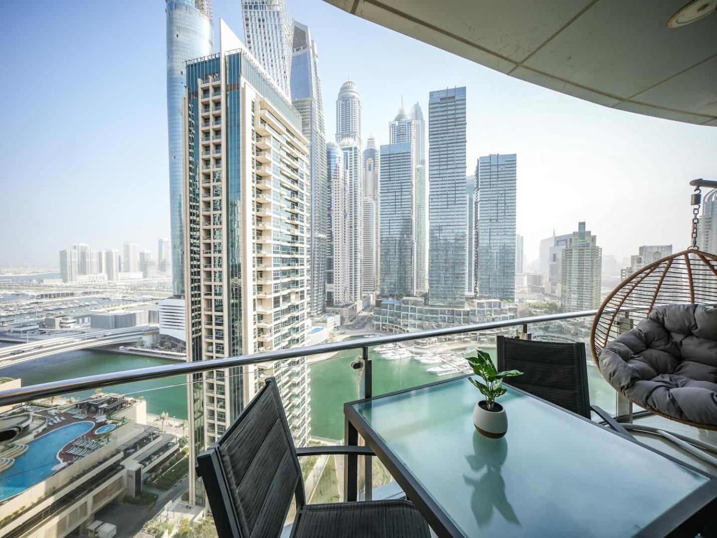 Deluxe 3 Bedroom With Marina & Sea View 迪拜 外观 照片
