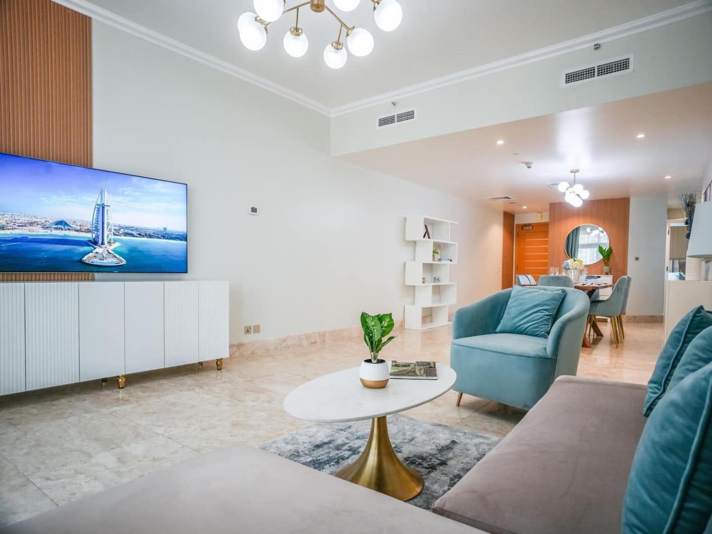 Deluxe 3 Bedroom With Marina & Sea View 迪拜 外观 照片