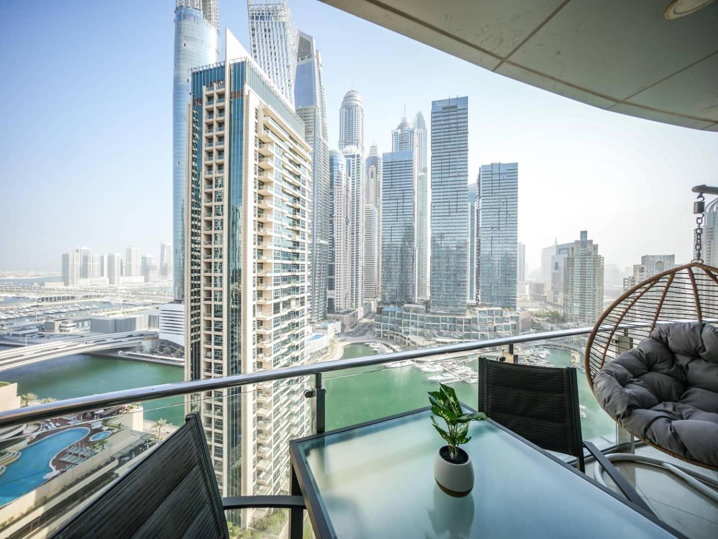 Deluxe 3 Bedroom With Marina & Sea View 迪拜 外观 照片